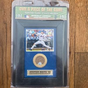 MLB Own a Piece of the Game - Authenticated Game Used Dirt Steven Matz 32 Debut